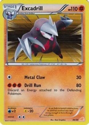 Excadrill (#30 Holo) (030) - BTKEZ  - Common - Holofoil