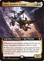 Akiri, Fearless Voyager (ZNR-365) - rare: (Extended Art)