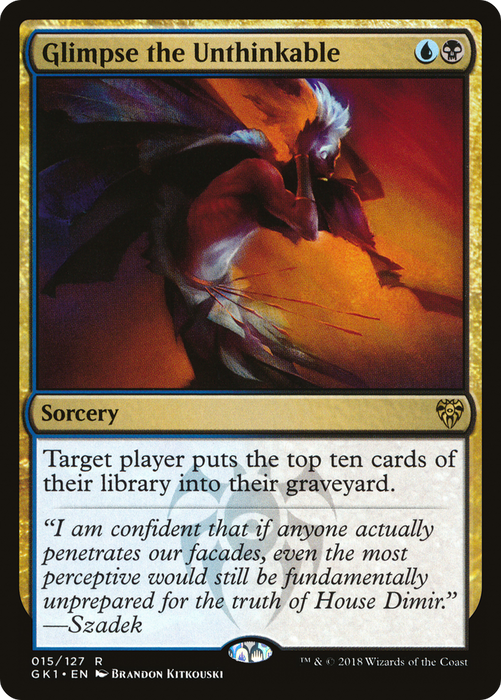 Glimpse the Unthinkable (GR1-015) - rare