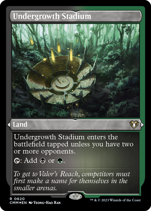 Undergrowth Stadium (CMM-620) - rare - Etched Foil
