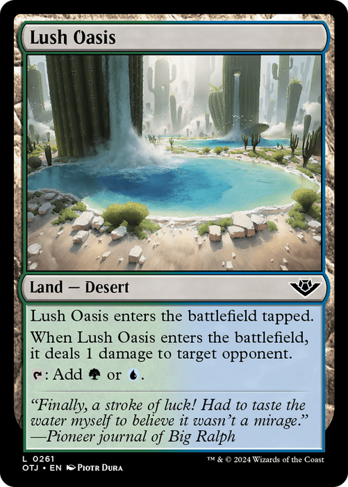 Lush Oasis (OTJ-261) - common - Foil