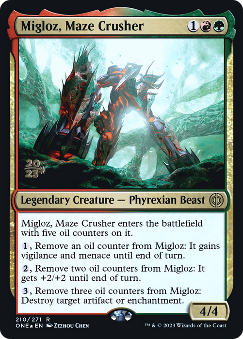 Migloz, Maze Crusher (PRE-210S) - rare - Foil