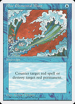 Blue Elemental Blast (4ED-063) - common