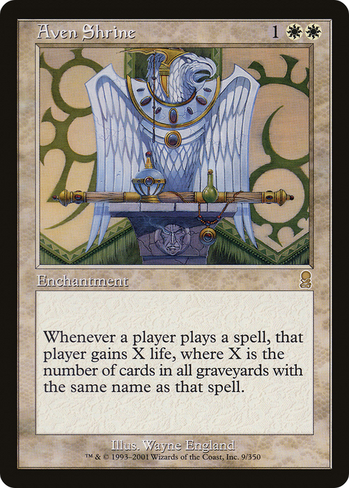 Aven Shrine (ODY-009) - rare - Foil