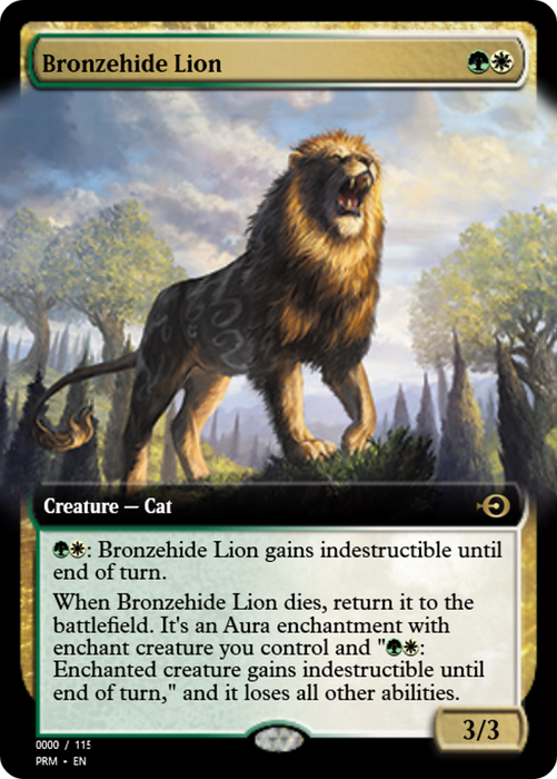 Bronzehide Lion (PRM-79973) - rare - Foil