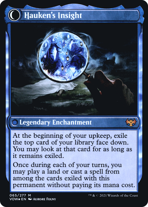 Jacob Hauken, Inspector // Hauken's Insight (PRE-65S) - mythic: (Double Faced Transform) - Foil