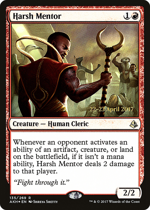 Harsh Mentor (PRE-135S) - rare - Foil