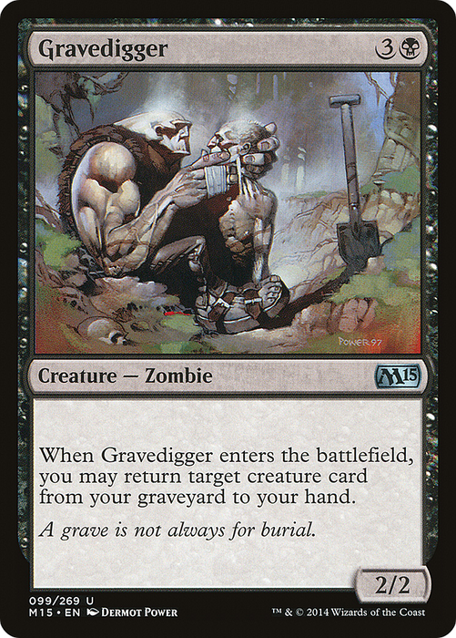 Gravedigger (M15-099) - uncommon - Foil