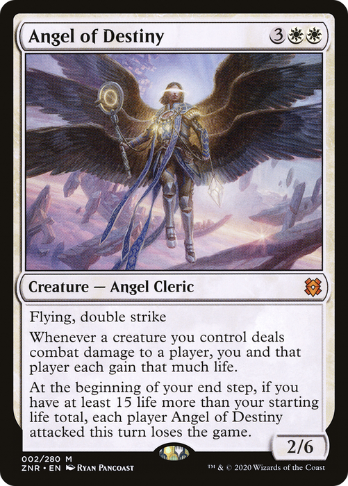 Angel of Destiny (ZNR-002) - mythic