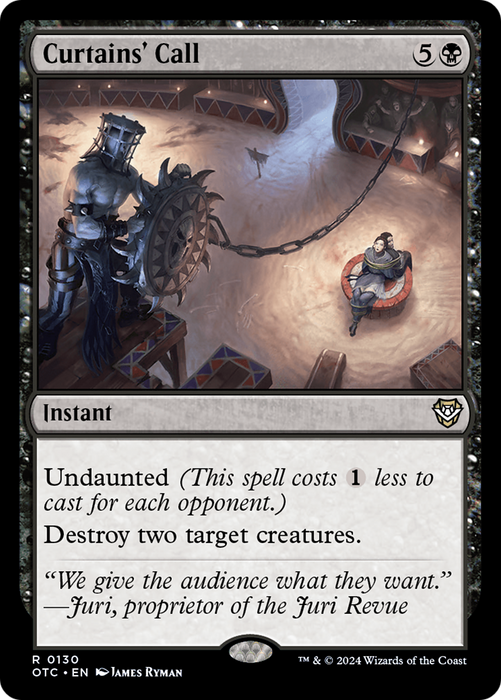 Curtains' Call (OTC-130) - rare