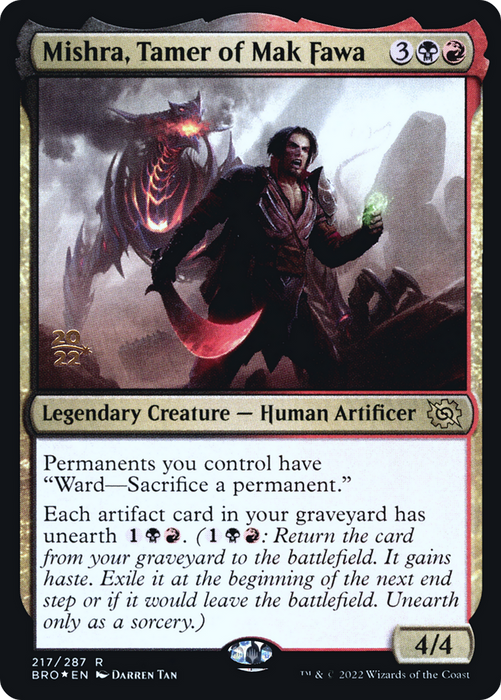Mishra, Tamer of Mak Fawa (PRE-217S) - rare - Foil