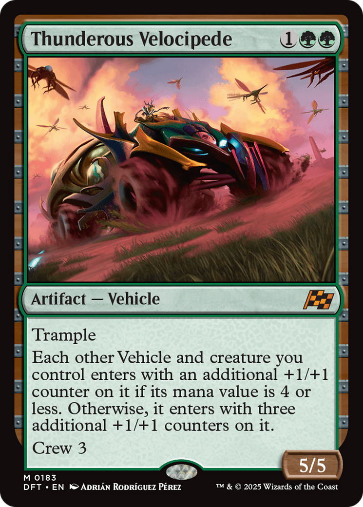 Thunderous Velocipede (DFT-183) - mythic