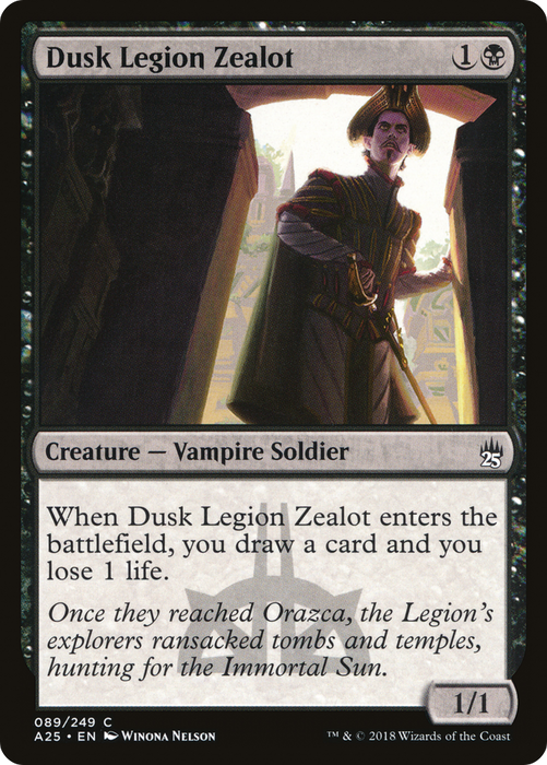 Dusk Legion Zealot (A25-089) - common - Foil