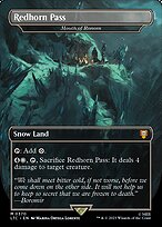 Mouth of Ronom (LTC-370) - mythic / Redhorn Pass (Borderless) - Foil
