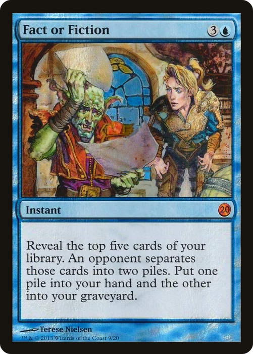 Fact or Fiction (V13-009) - mythic - Foil