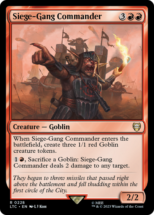 Siege-Gang Commander (LTC-228) - rare