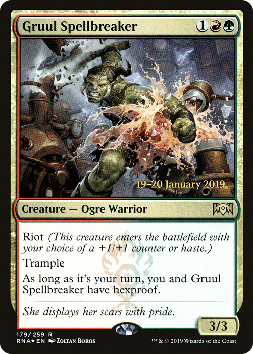Gruul Spellbreaker (PRE-179S) - rare - Foil