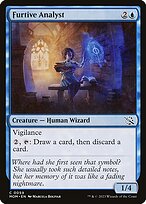 Furtive Analyst (MOM-059) - common - Foil