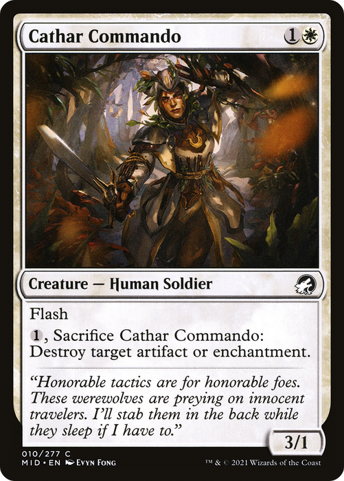 Cathar Commando (MID-010) - common