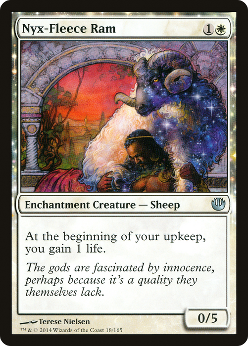 Nyx-Fleece Ram (JOU-018) - uncommon: (enchantment)