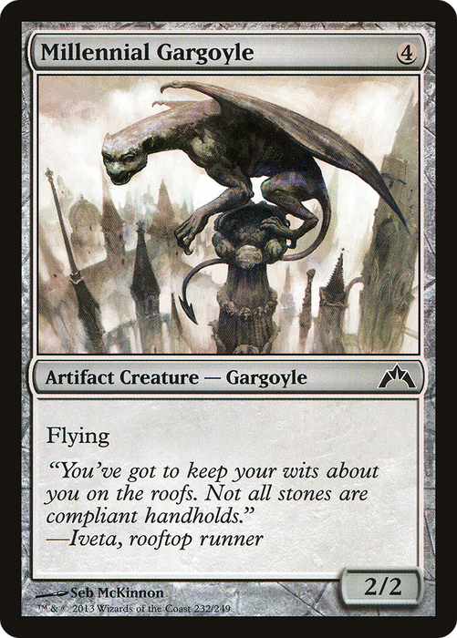 Millennial Gargoyle (GTC-232) - common - Foil