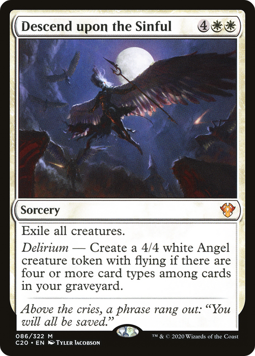 Descend upon the Sinful (C20-086) - mythic