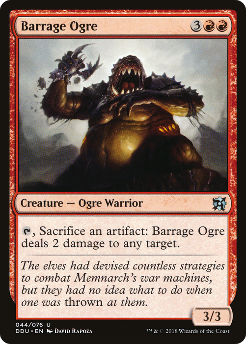 Barrage Ogre (DDU-044) - uncommon