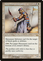 Mercenary Informer (PCY-015) - rare - Foil
