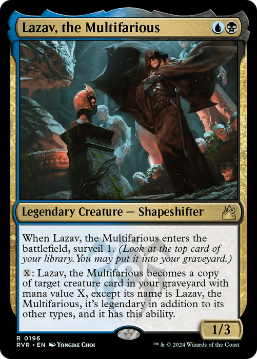 Lazav, the Multifarious (RVR-196) - rare - Foil