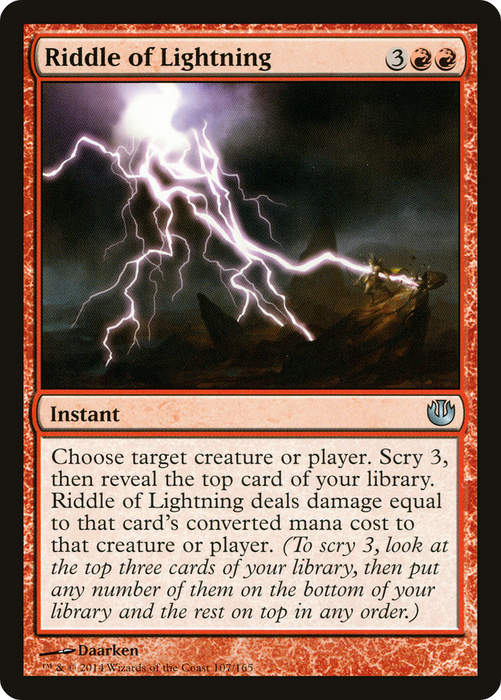 Riddle of Lightning (JOU-107) - uncommon