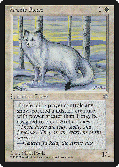 Arctic Foxes (ICE-002) - common