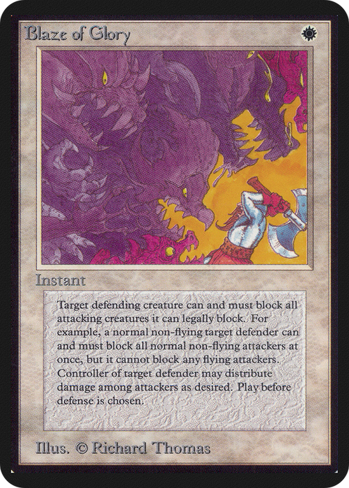 Blaze of Glory (LEA-006) - rare