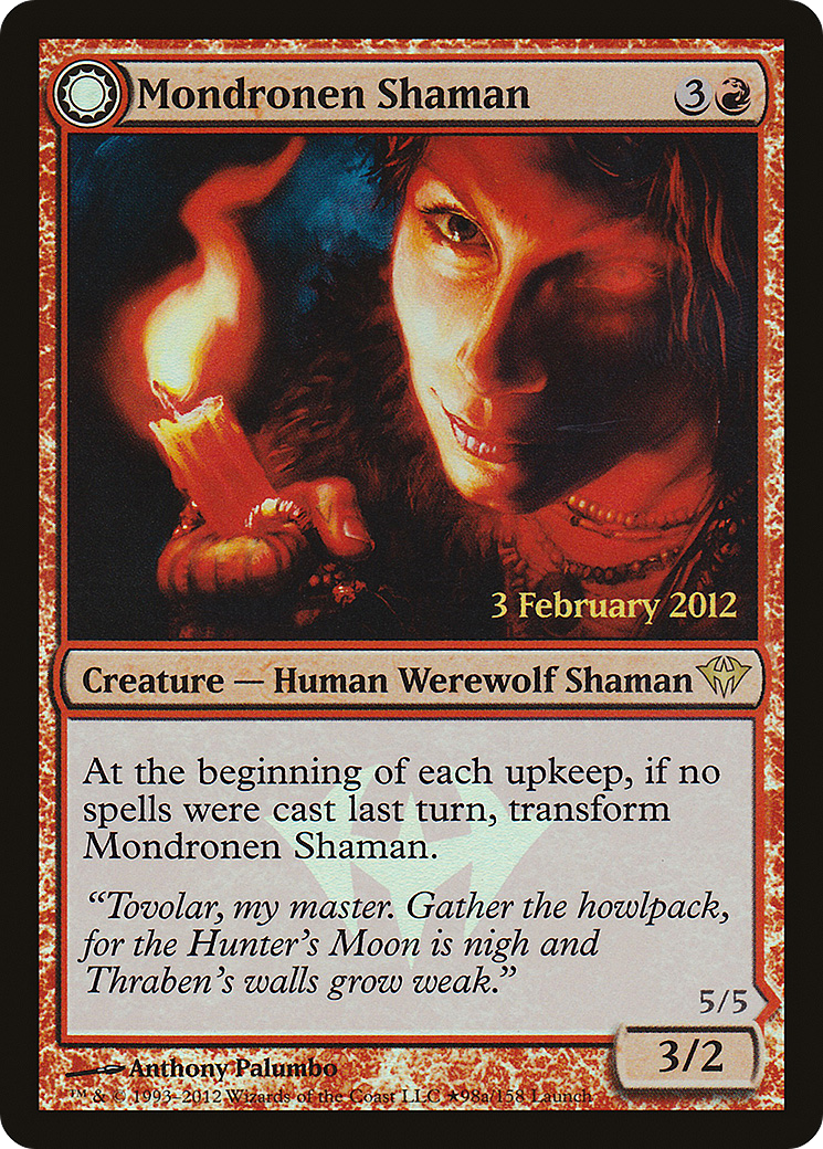 Mondronen Shaman // Tovolar's Magehunter (LARP-98★) - rare: (Double Faced Transform) - Foil