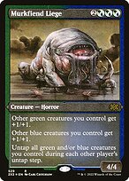 Murkfiend Liege (2X2-529) - rare - Etched Foil