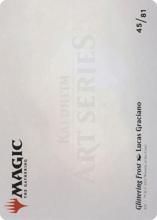 Glittering Frost // Glittering Frost (AKHM-045) - common (Borderless) - Foil