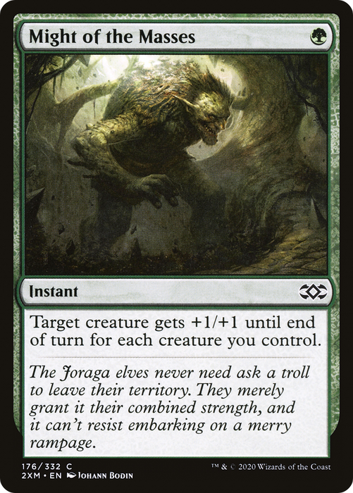 Might of the Masses (2XM-176) - common - Foil