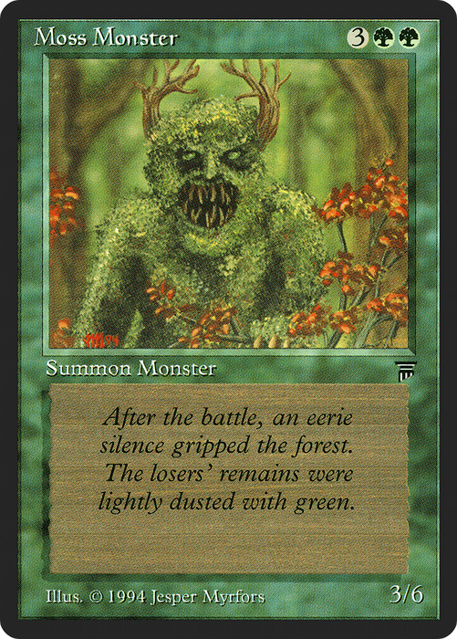 Moss Monster (LEG-195) - common