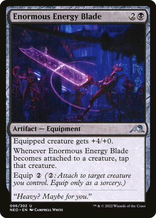 Enormous Energy Blade (NEO-096) - uncommon