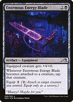 Enormous Energy Blade (NEO-096) - uncommon - Foil
