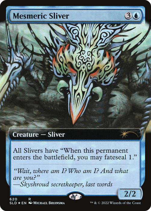 Mesmeric Sliver (SLD-620) - rare: (Extended Art) - Foil