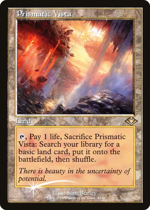 Prismatic Vista (MH1-040) - rare - Etched Foil