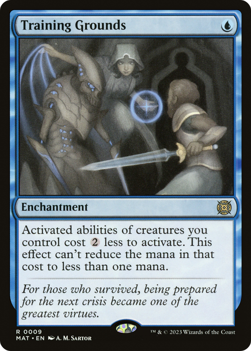 Training Grounds (MAT-009) - rare - Foil