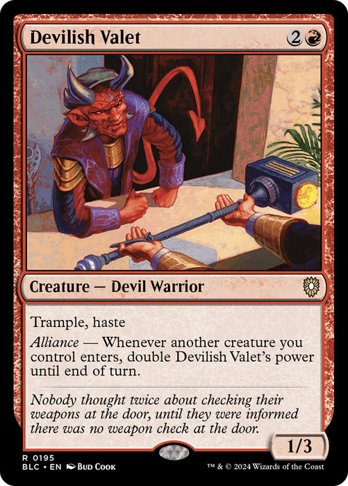 Devilish Valet (BLC-195) - rare