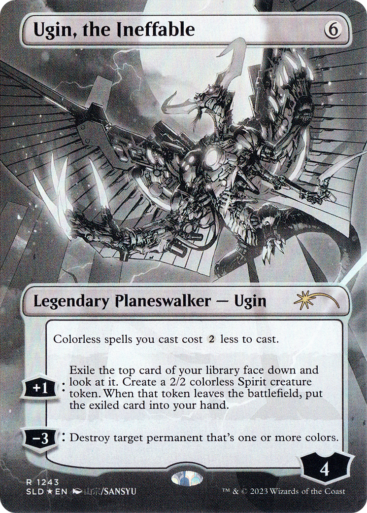 Ugin, the Ineffable (SLD-1243) - rare (Borderless) - Foil