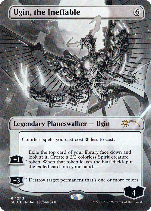 Ugin, the Ineffable (SLD-1243) - rare (Borderless) - Foil