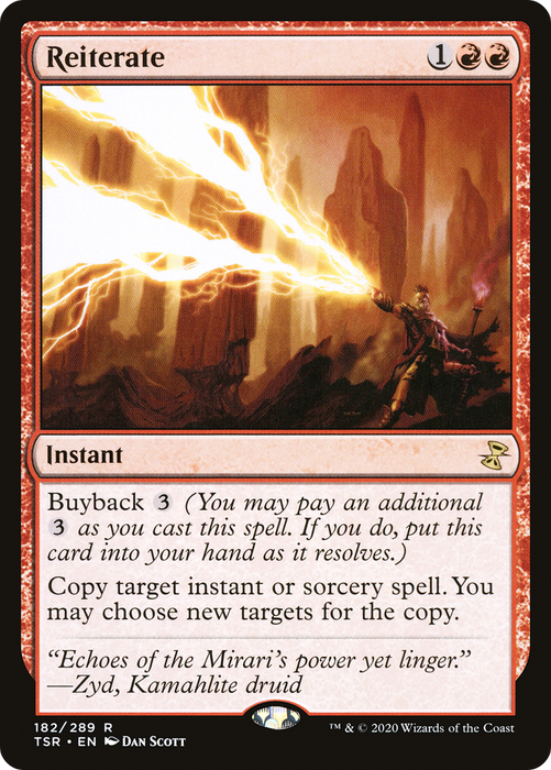 Reiterate (TSR-182) - rare - Foil
