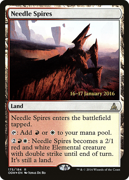 Needle Spires (PRE-175S) - rare - Foil