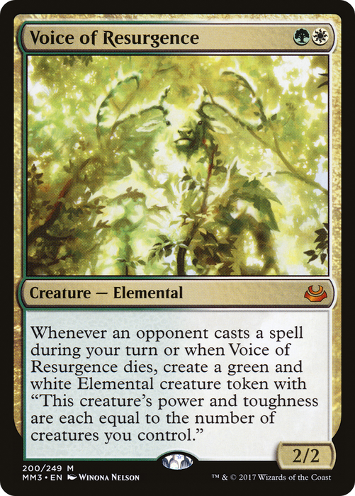Voice of Resurgence (MM3-200) - mythic