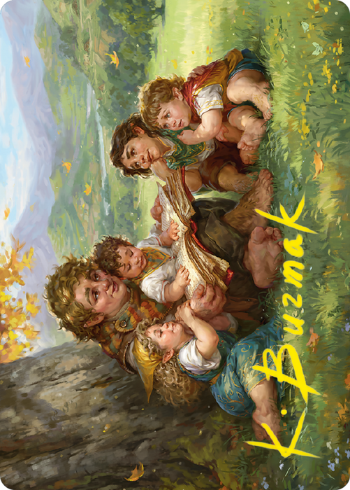 Samwise Gamgee // Samwise Gamgee (ALTR-019) - common (Borderless) - Foil