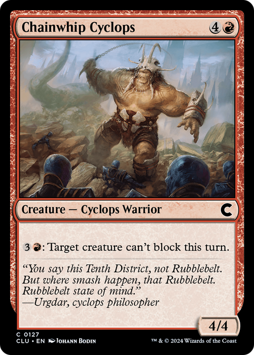 Chainwhip Cyclops (CLU-127) - common